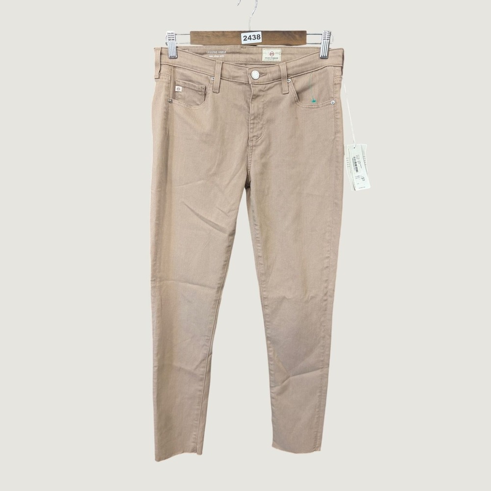 AG Adriano Goldschmied Legging Ankle Jeans Womens 27 Tan SSW1389RH Skinny
